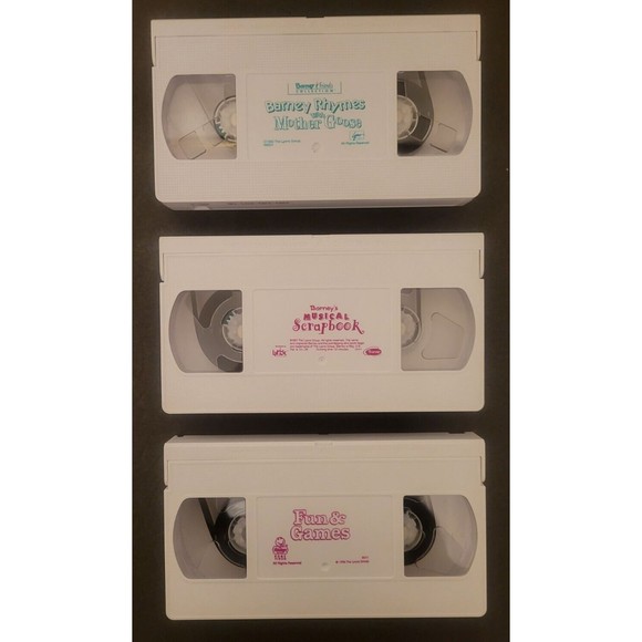 Barney The Purple Dinosaur VHS VCR Lot Of 3 Tapes - Picture 7 of 13
